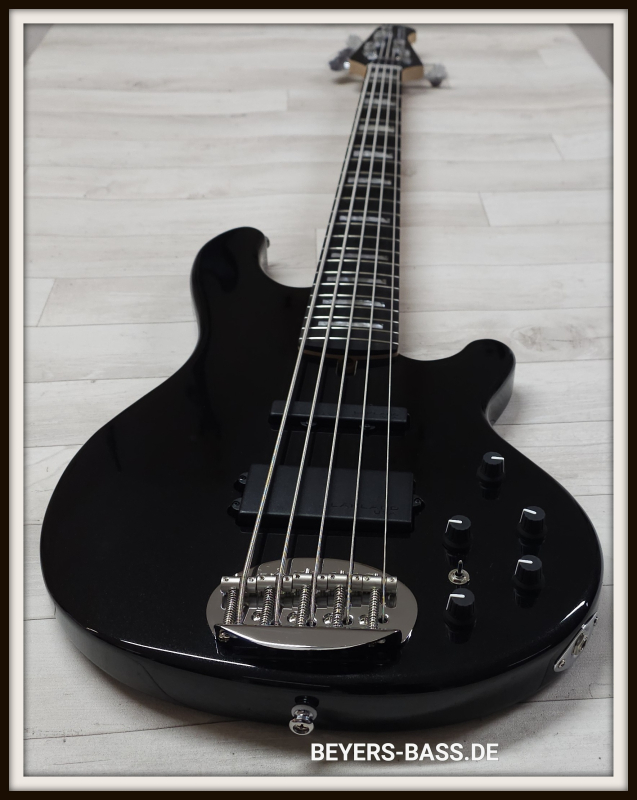 Lakland Skyline 55-02C Custom, Black Sparkle Gloss
